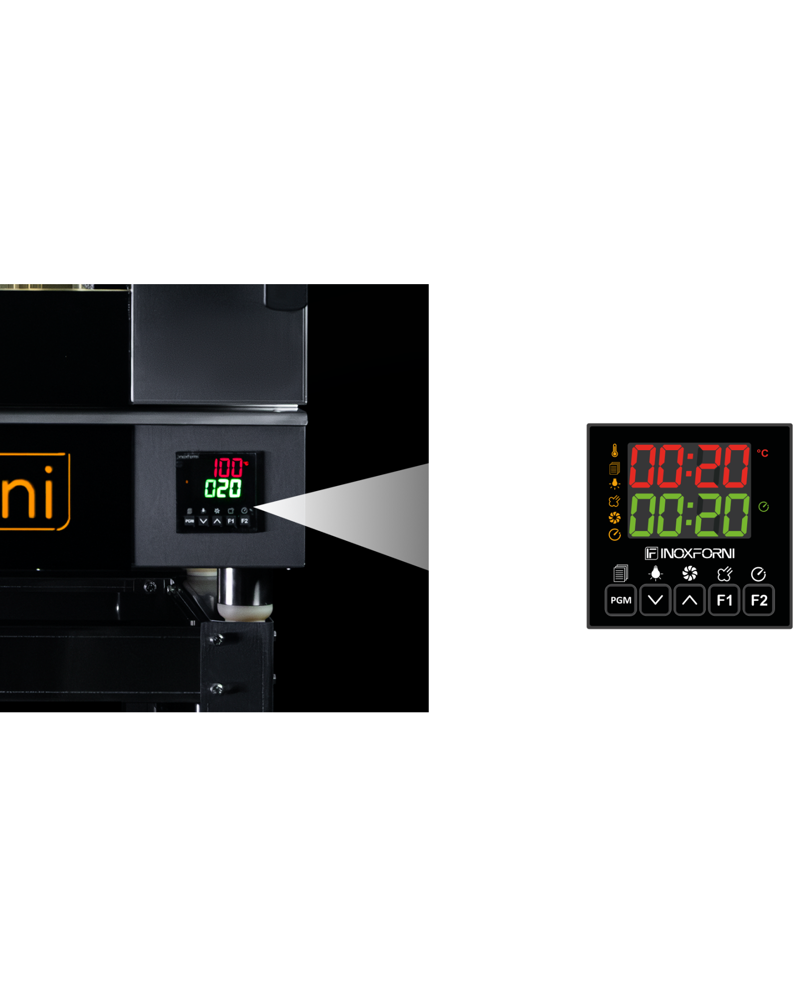 InoxForni Electric Convection Oven with Steam (Half-Size)