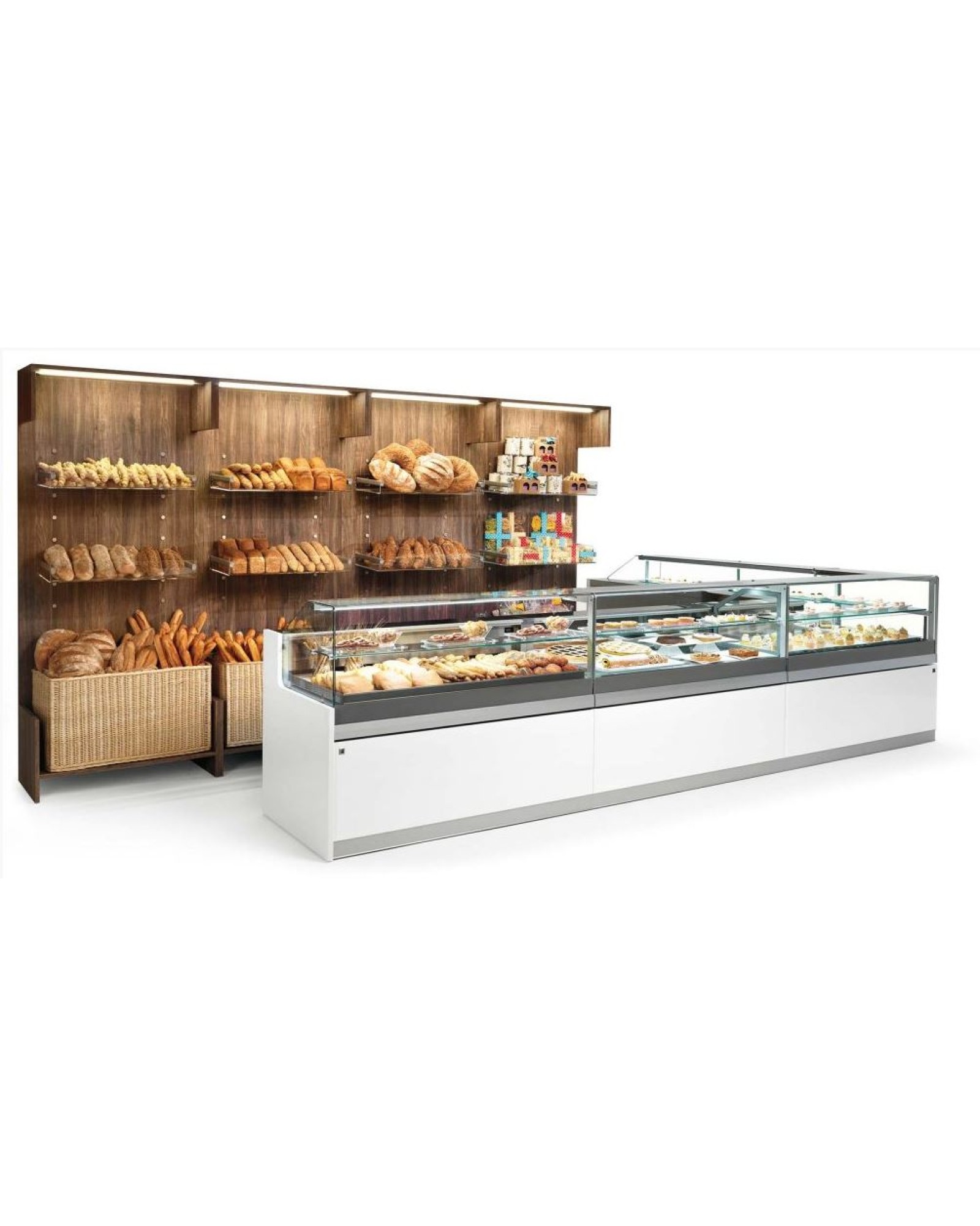 Bakery and Pastry Mixed Display Cases