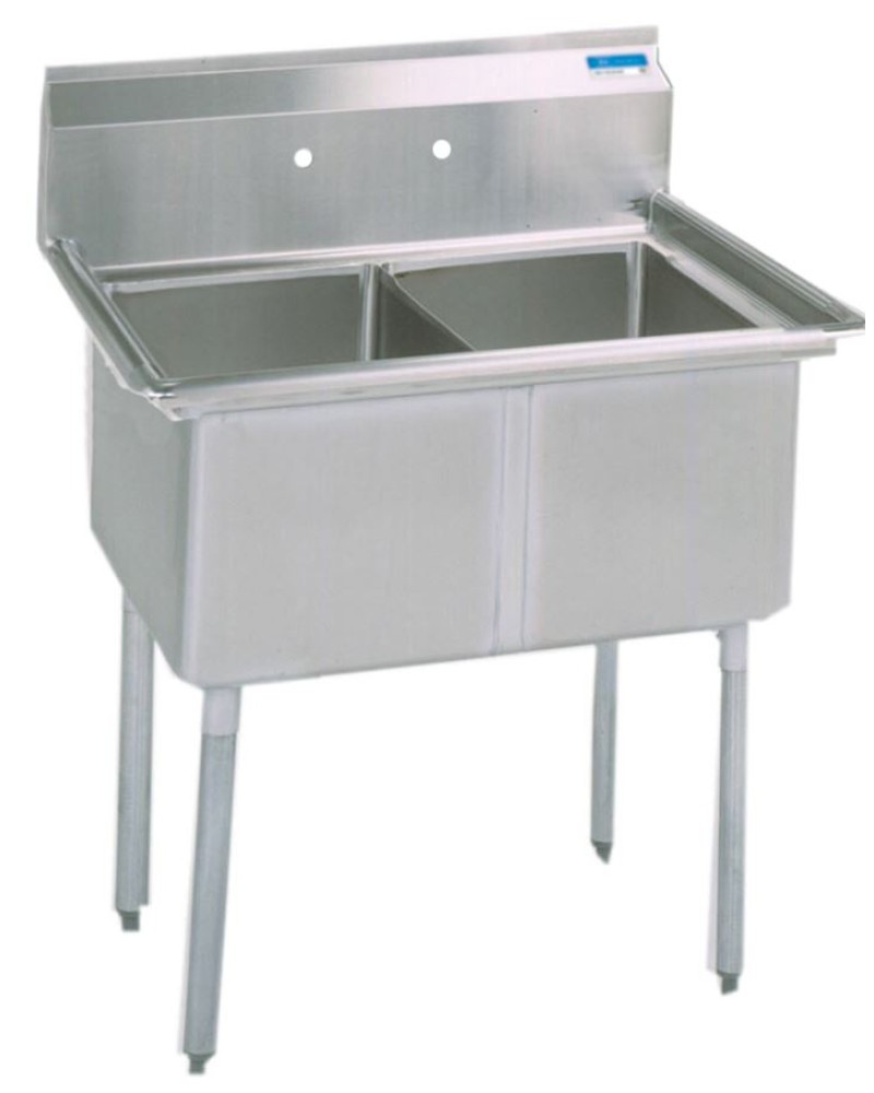 2 Compartment Sink 53"