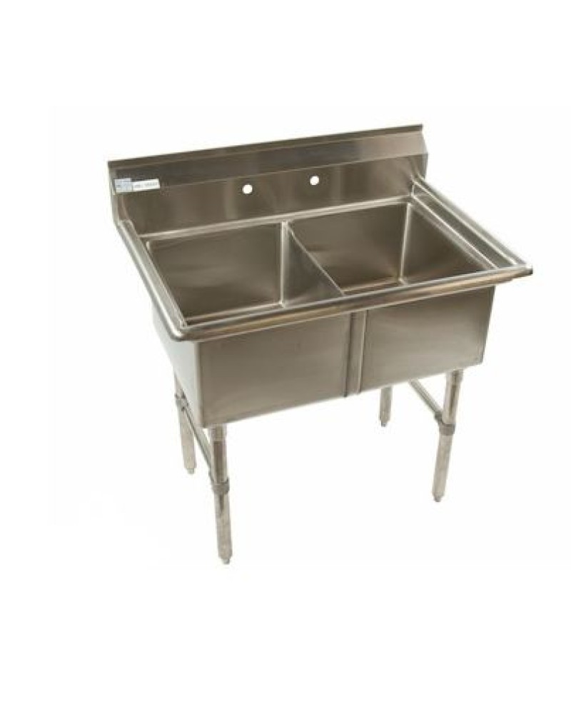 2 Compartment Sink 37"