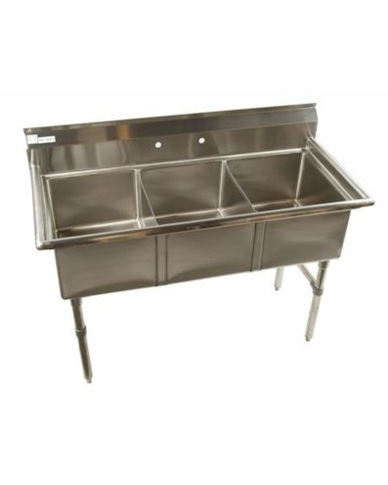 3 Compartment Sink 54"