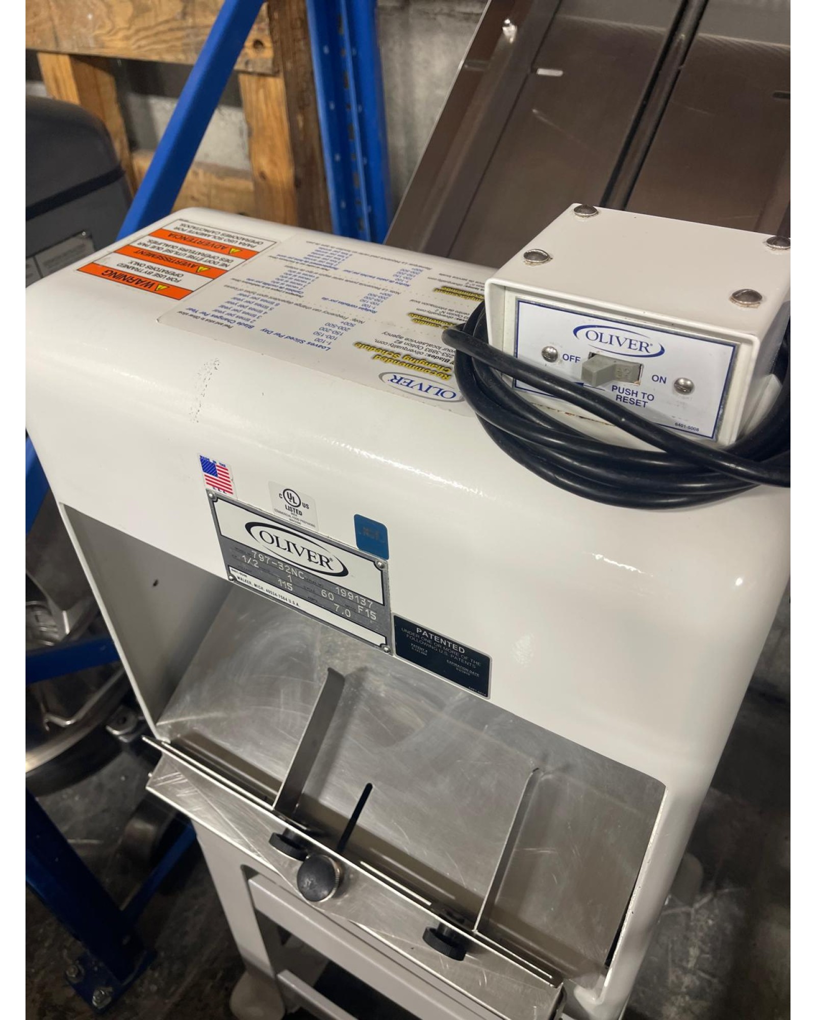 Oliver Gravity-Feed Bread Slicer (USED)